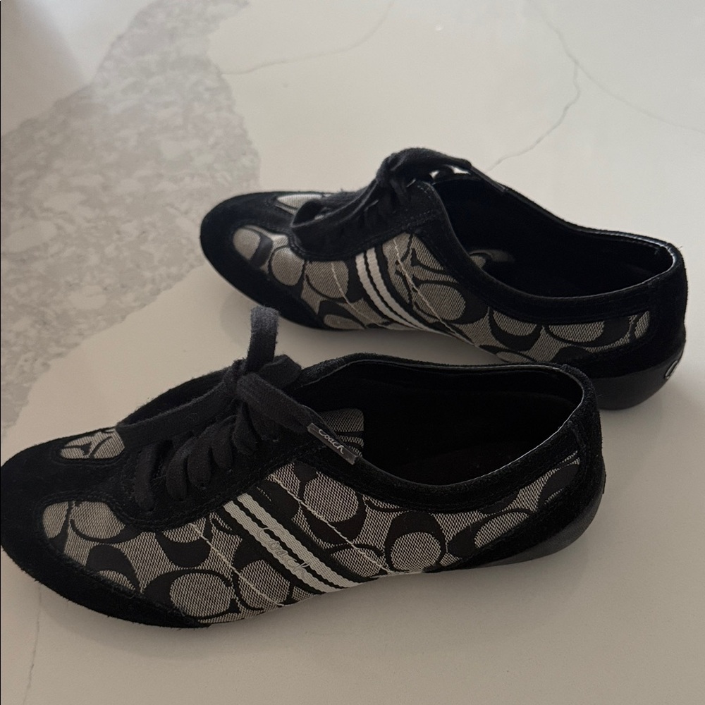 Coach Black and Gray Women's Sneakers